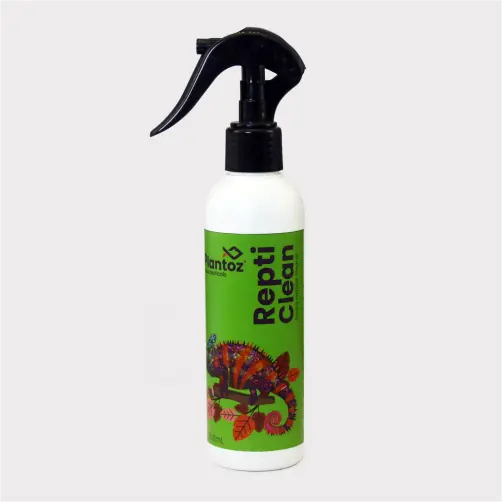 cleaning solution for terrariums & enclosures where reptiles live